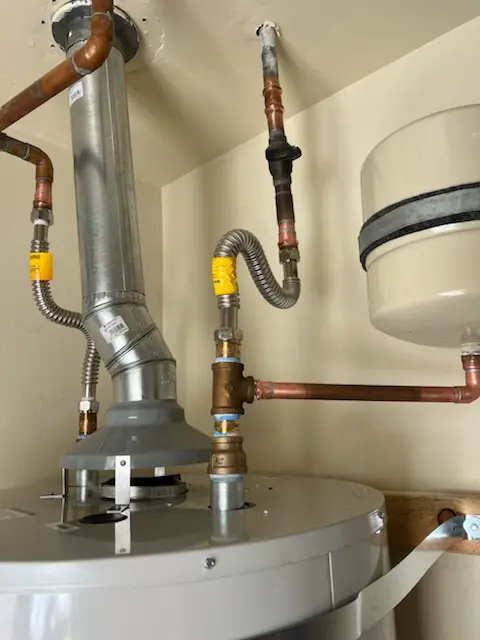 Water heater installation and plumbing repair in Farmington